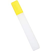 Baoblaze Tubo de Plástica Recipientes en Alfilieres Estuche de Perno Envase de Pines - Amarillo